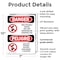 Signmission Safety Culture Sign, 7 in Width, Plastic, Rectangle, Bilingual OS-2PACK-DS-P-710-VS-1503 - alternate 7